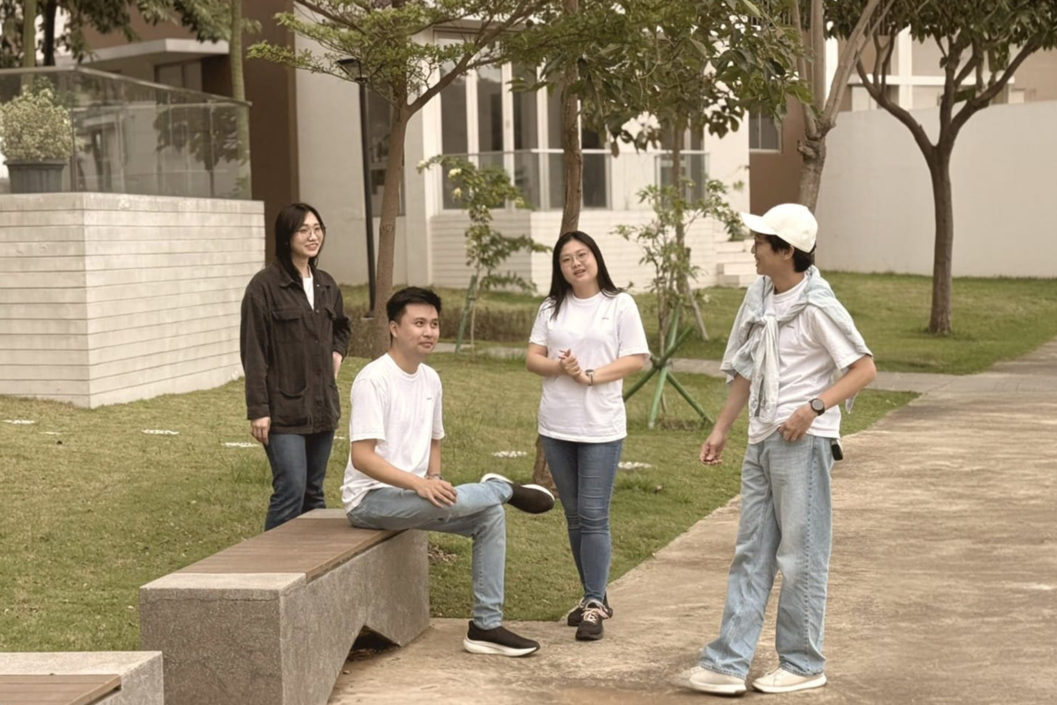 Blanc Design team photo - Interior designers Jakarta